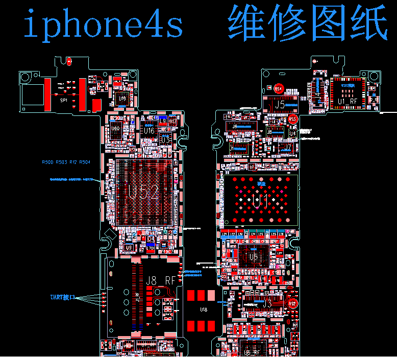 苹果手机主板维修图纸苹果手机维修费用价目表-第1张图片-太平洋在线下载