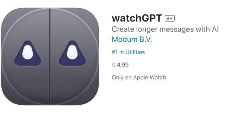 苹果6中国大陆版:苹果批准上线 watchGPT 应用程序